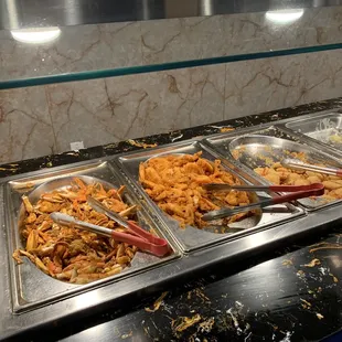 Shrimp and seafood items