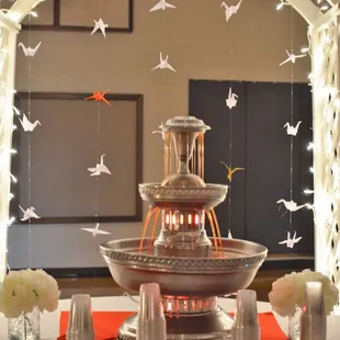 Gorgeous punch fountain