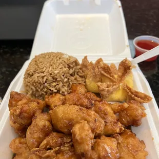Lunch Orange Chicken