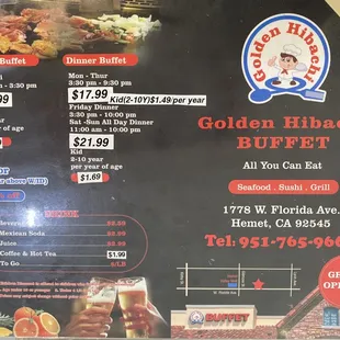 Every Friday Dinner and Sat.-Sun. All day serve Crab Legs.