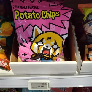 Aggretsuko potato chips