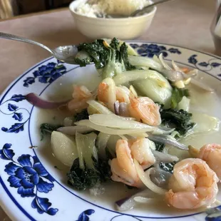 This was the bok choy shrimp. 5 out of 5