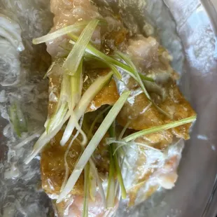 Tofu with shrimp  5 out of 5