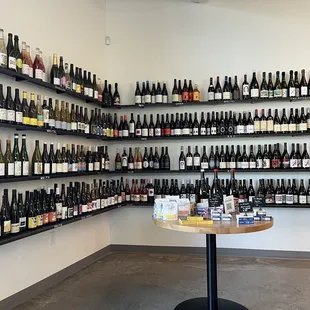 Nice bottle selection