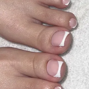 Gel Polish frenchies!