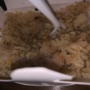 Shrimp fried rice