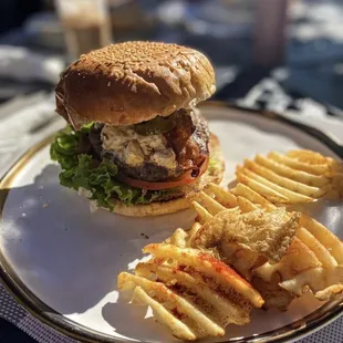 Jalapeño Blue Cheese Burger