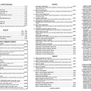 Golden House Menu Sept 2013