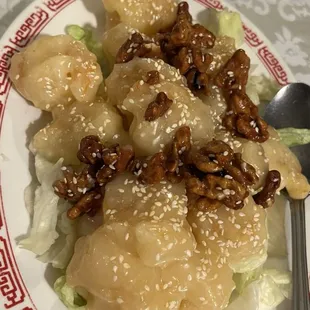 Honey Walnut Prawns