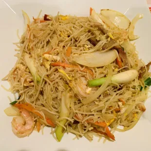 Singapore rice noodles