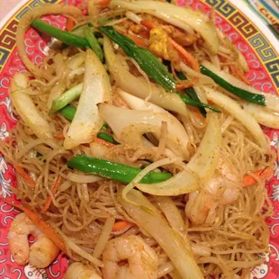 Singapore rice noodle