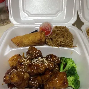 Sesame Chicken Combination