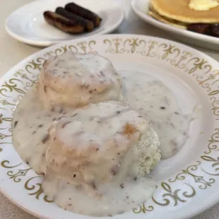 Biscuits and gravy.