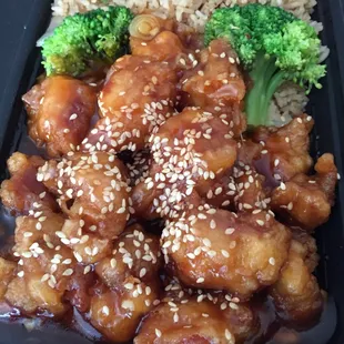 sesame chicken. good