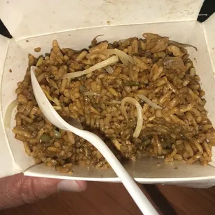 1970&apos;s style fried rice! Just like La-Choy used to make! Yummy!