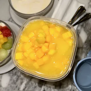 Sago with mango