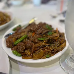 Steak in Black Pepper Sauce
