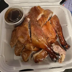 Same half duck, but cut up.