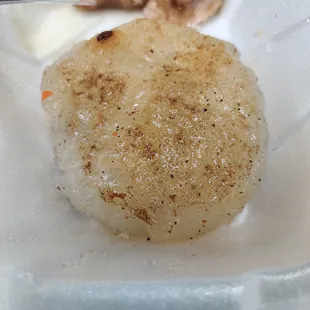 Gooey blob of rice flour. if I took this to China, they might arrest me for improper dumplings. WTF?!?