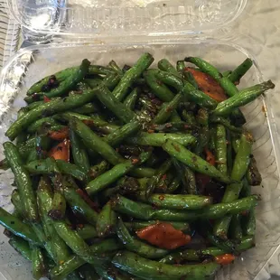 Spicy green bean to go