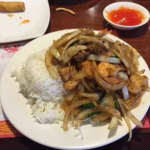 Three flavor Mongolian.