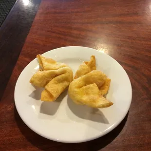 Crab Puffs (not actual serving amount)