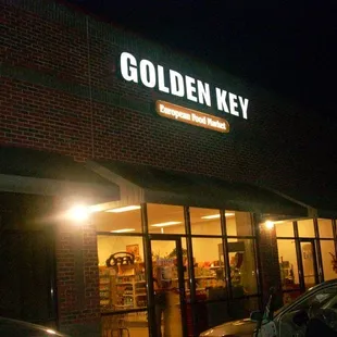 the outside of the store