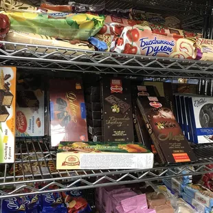 Chocolates and cakes