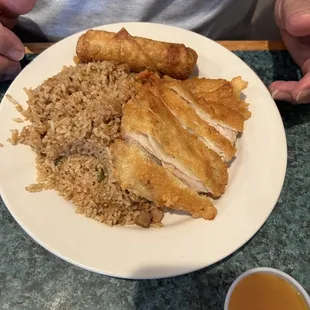 7. Lemon Chicken lunch special