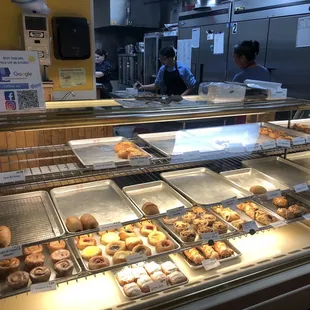 a variety of baked goods