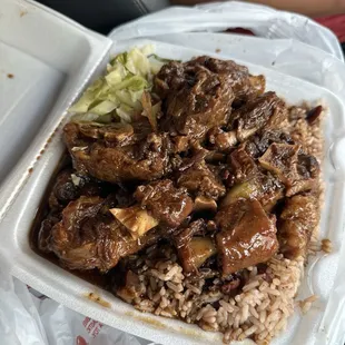 Braised Oxtail Meal large