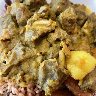 a close up of a plate of food