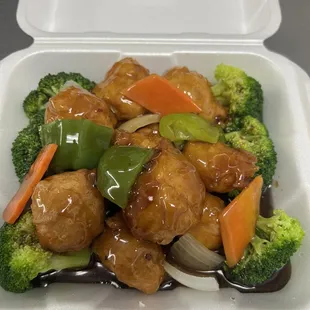 Our delicious General Chicken