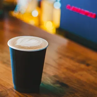a cup of coffee