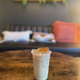 Orange Blossom Latte. Very good!