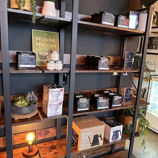 Variety of roasts and electric kettles.
