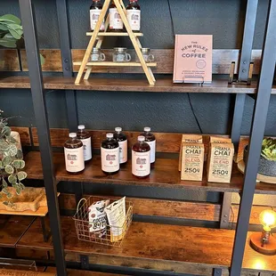 Syrups, Coffee, and Snacks