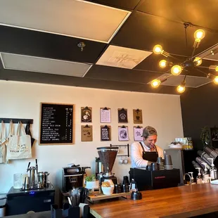 Barista is the owner!