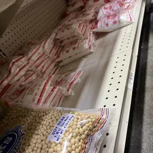 bags of peanuts and peanuts