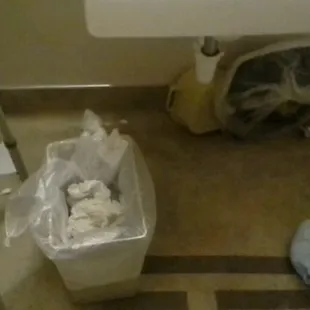 This is how the bathroom in my grandmas room looked.... For three whole days!!