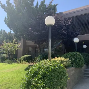 Clean up-kept front entrance