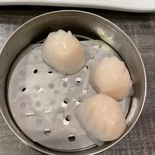 Steamed shrimp balls