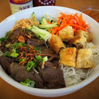 45. Bun Bo Nuong Cha Gio