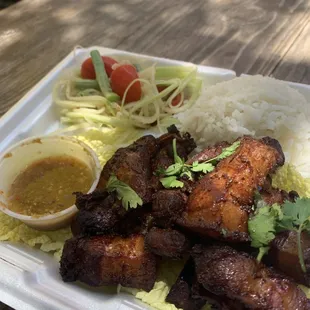 Thai style pork belly.