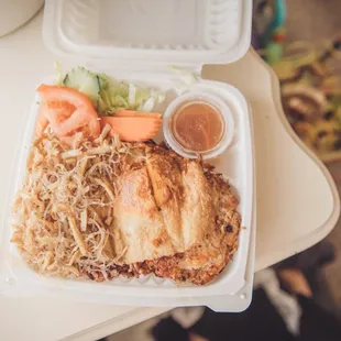 Five-spice Tofu over Rice