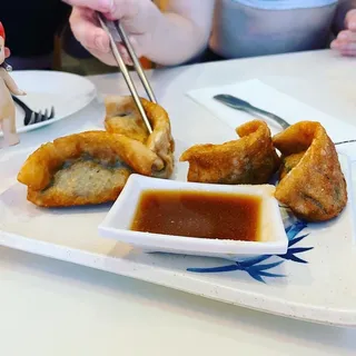 6. Fried Pot Stickers