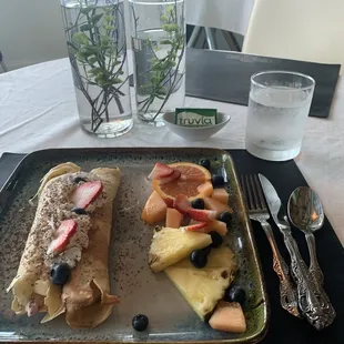 Crepes, real crepes just right...