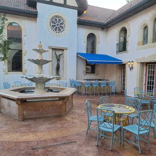 Outside by the main entrance