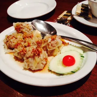 Steamed dumplings very tasty