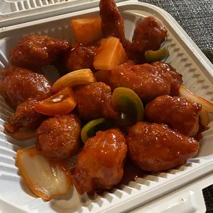 Sweet &amp; sour pork
